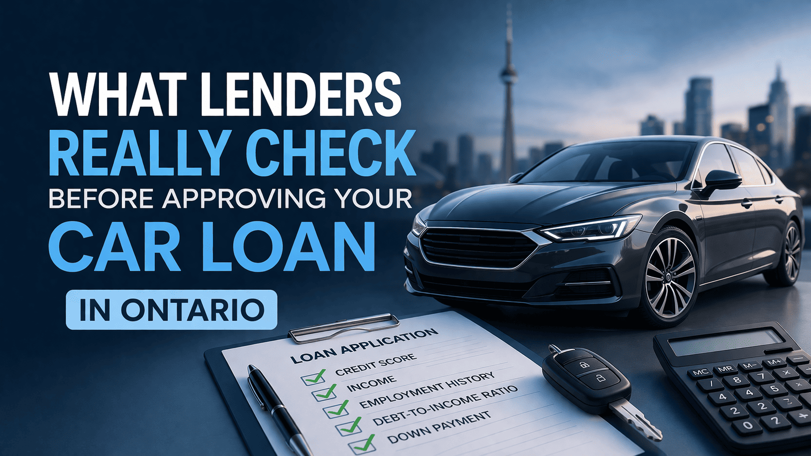 What Lenders Really Check Before Approving Your Car Loan in Ontario